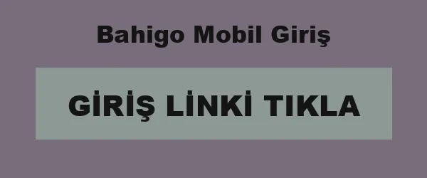 Bahigo Mobil Giriş infografik